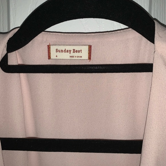 ARITZIA SUNDAYS BEST WRAP DRESS IN COLOUR SAVOY - Picture 3 of 4